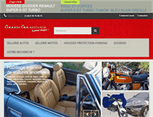 Tablet Screenshot of classiccarsellerie.com